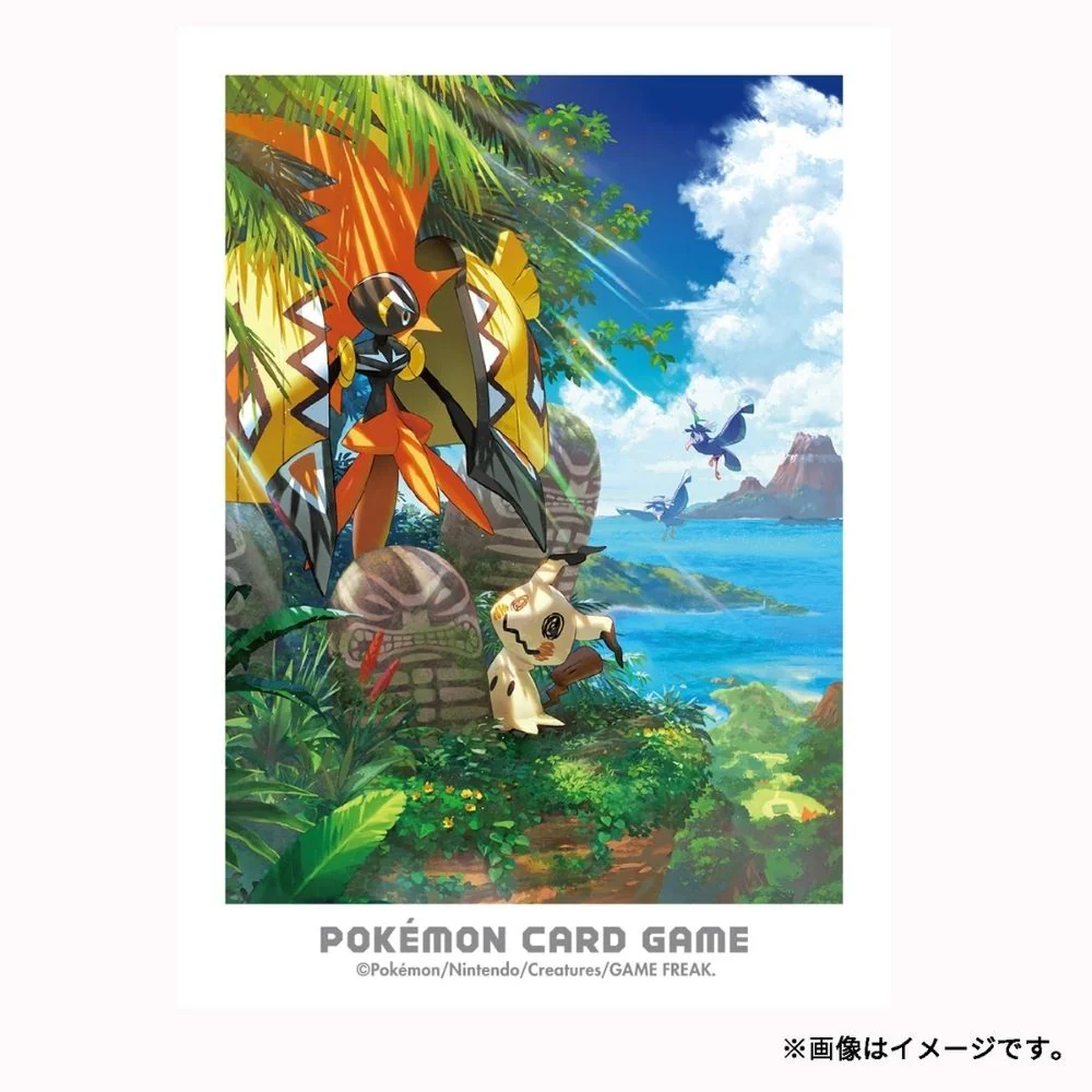 Pokemon Alola Adventure Tapu Koko & Mimikyu Card Sleeves - Image 2