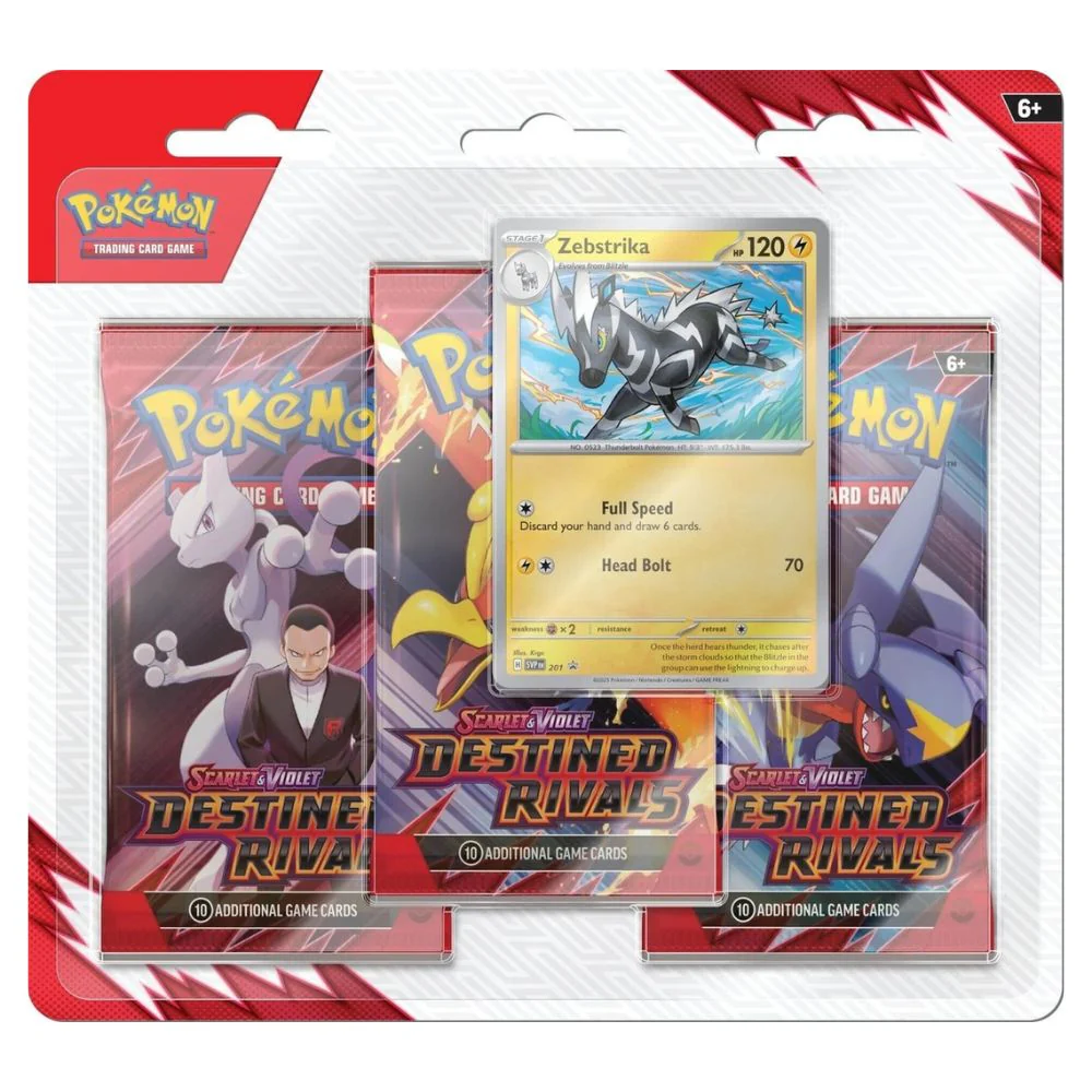 Pokemon Destined Rivals 3 Pack Blister
