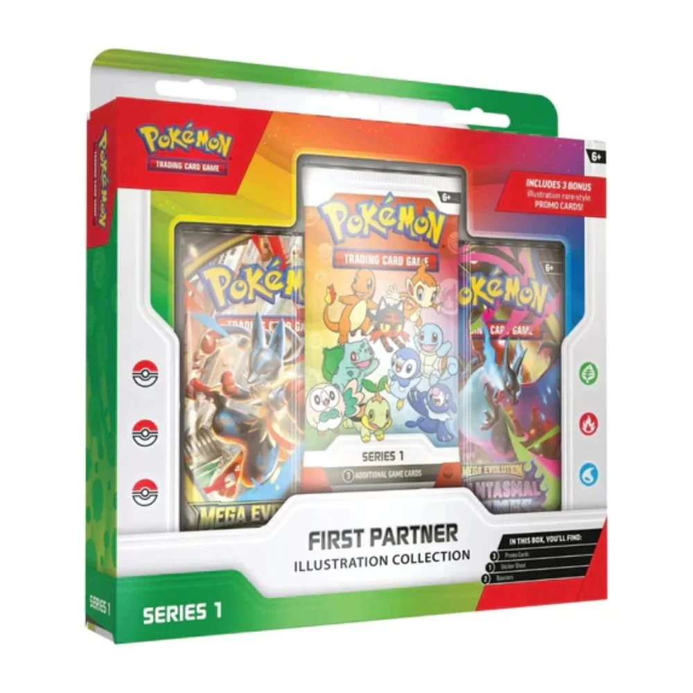 Pokemon First Partner Illustration Collection Series 1