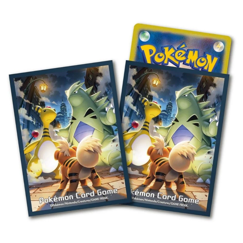 Pokemon Growlithe Tyranitar & Ampharos Card Sleeves