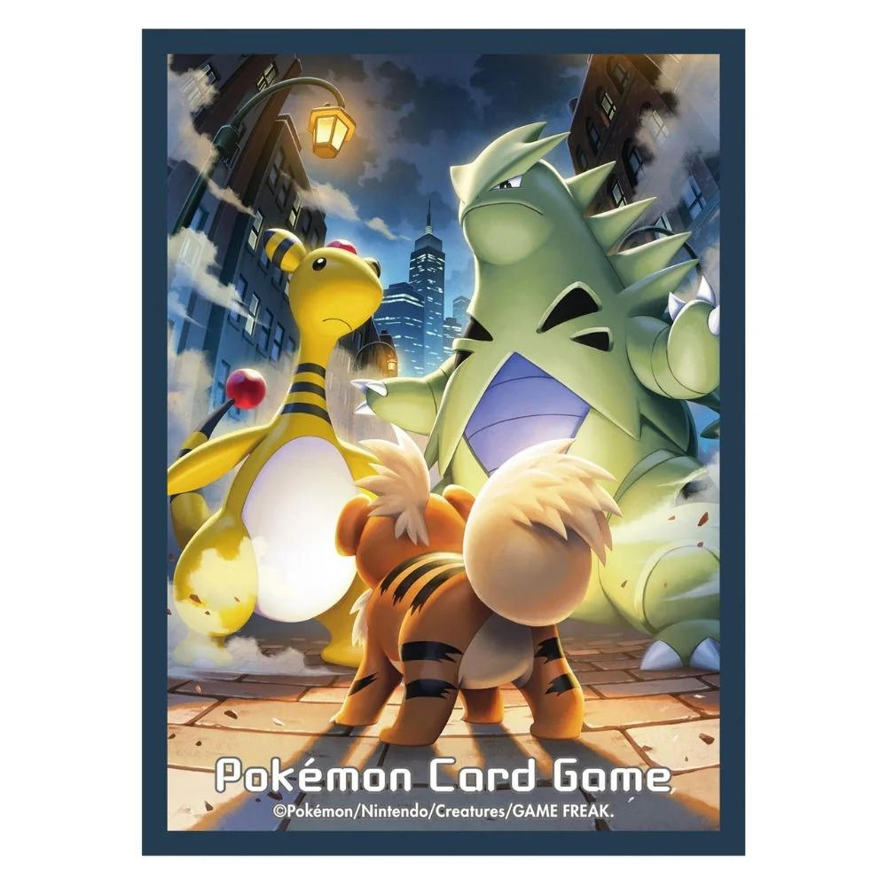 Pokemon Growlithe Tyranitar & Ampharos Card Sleeves - Image 2