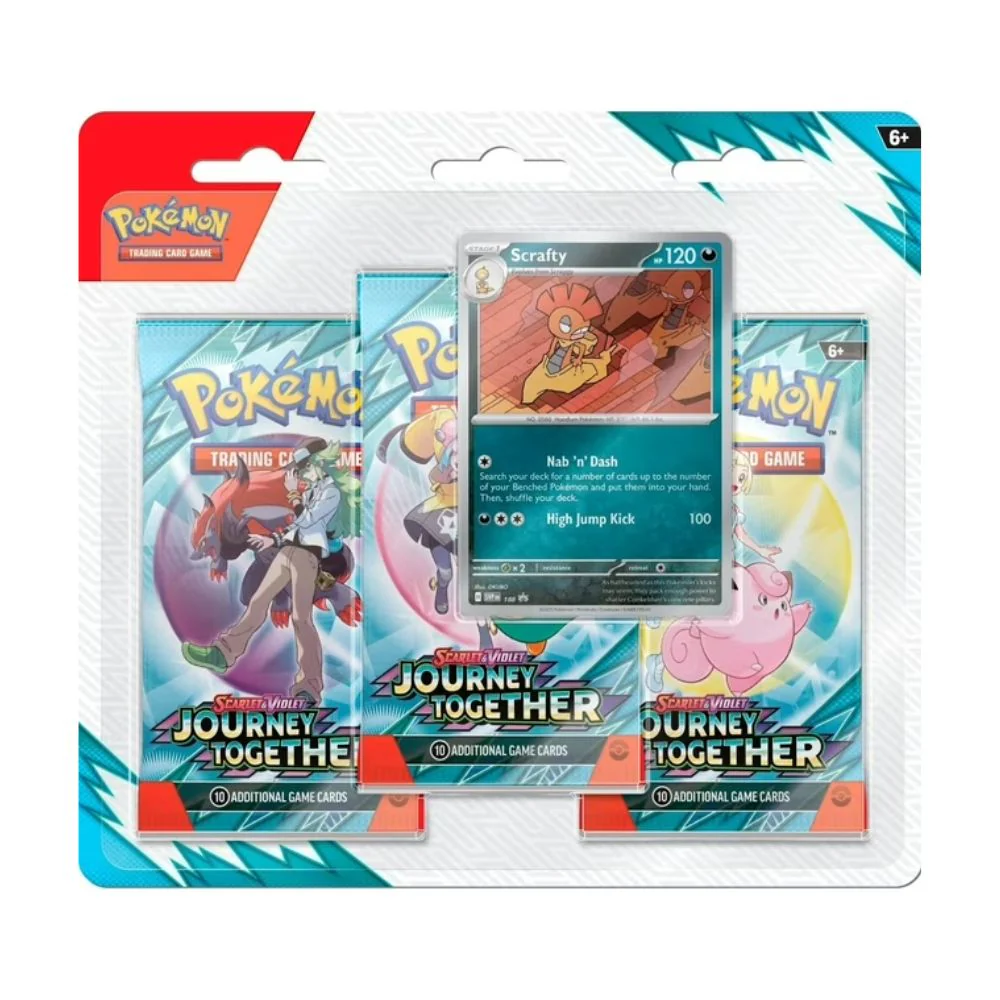 Pokemon Journey Together 3 Pack Blister