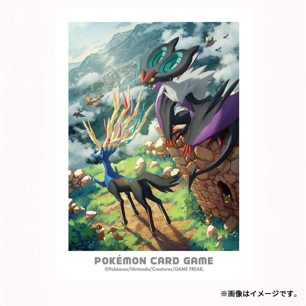 Pokemon Kalos Adventure Xerneas & Noivern Card Sleeves - Image 2