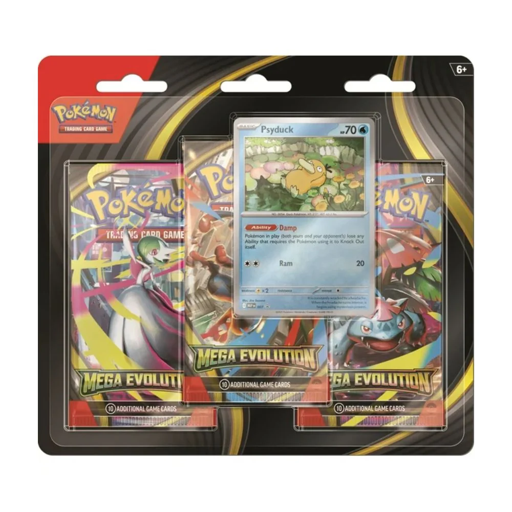 Pokemon Mega Evolutions 3 Pack Blister