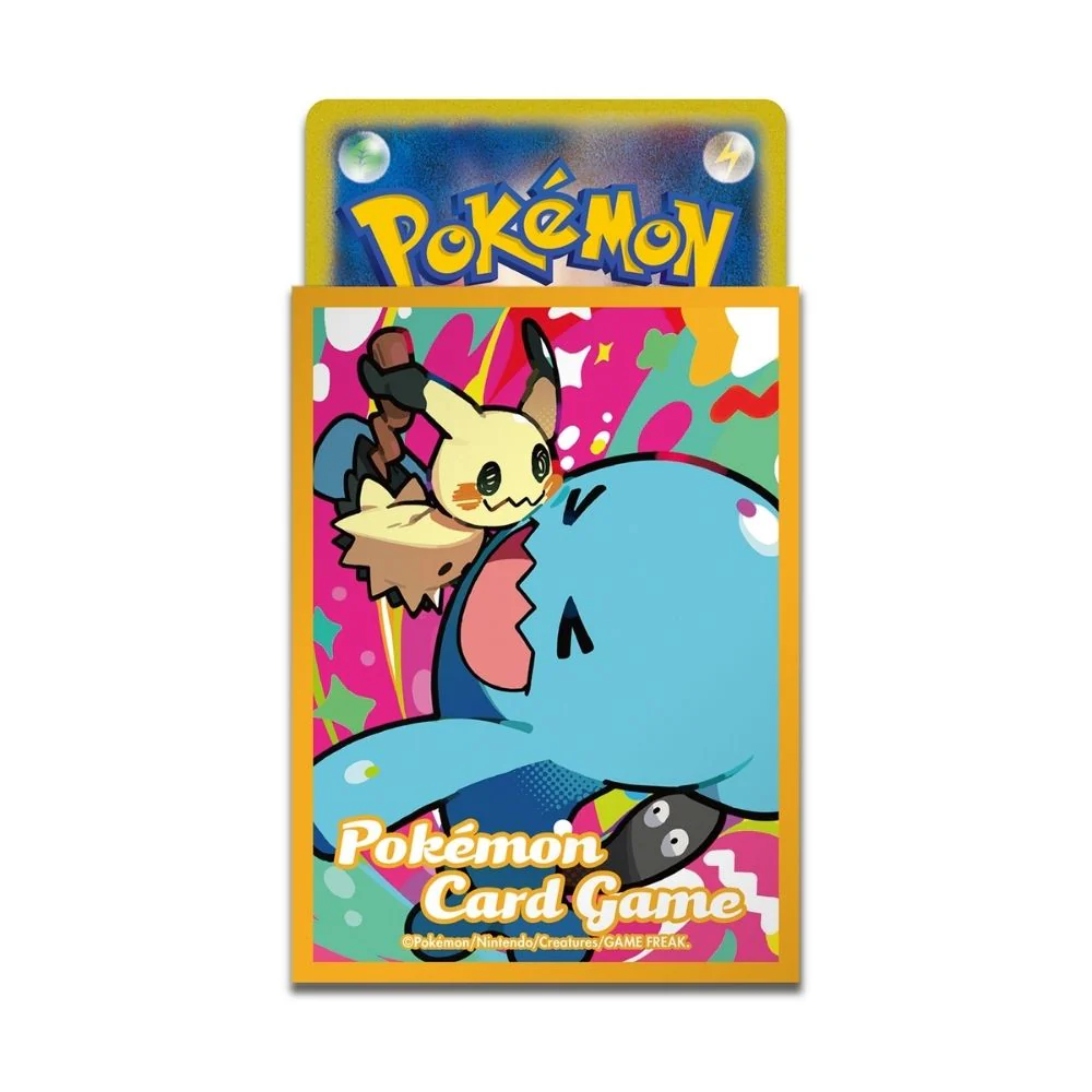 Pokemon Mimikyu & Wobbuffet (Orange) Card Sleeves - Image 2