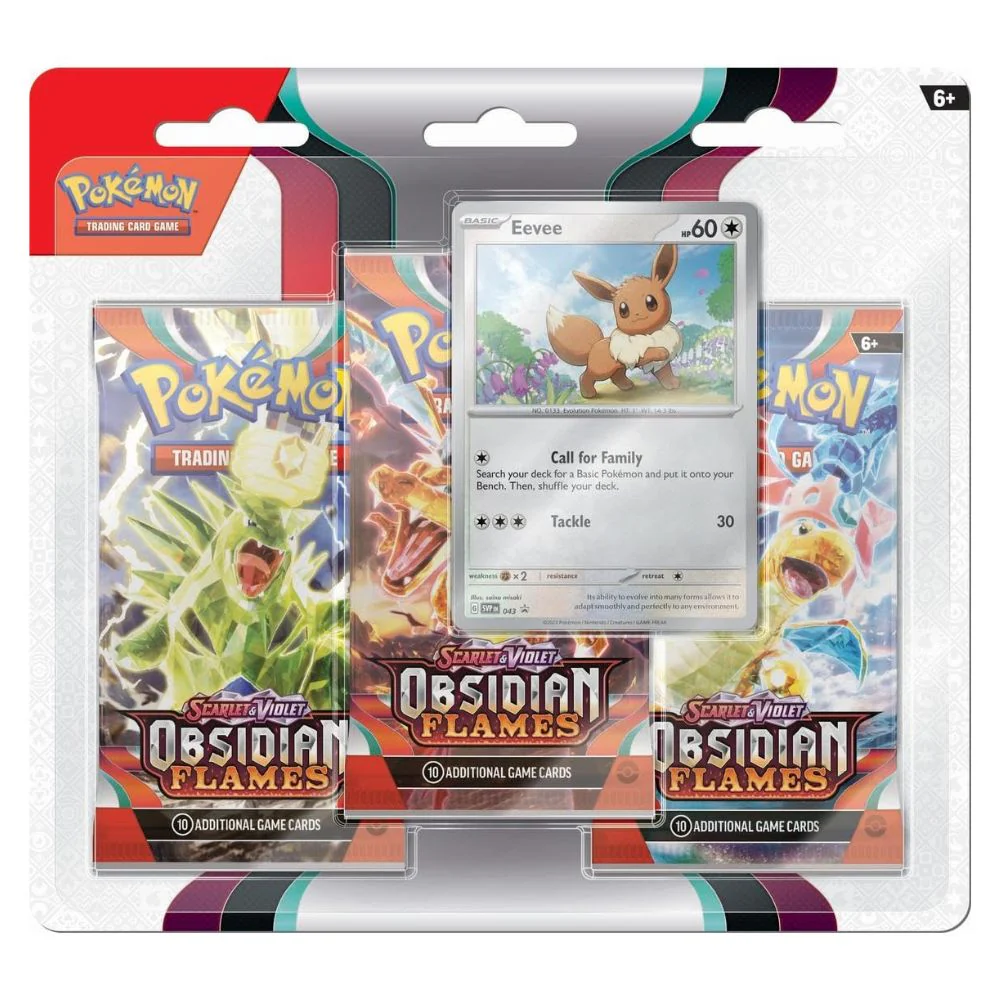Pokemon Obsidian Flames 3 Pack Blister