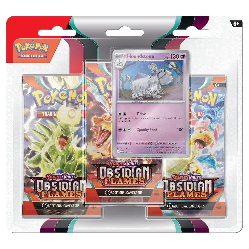 Pokemon Obsidian Flames 3 Pack Blister - Image 2