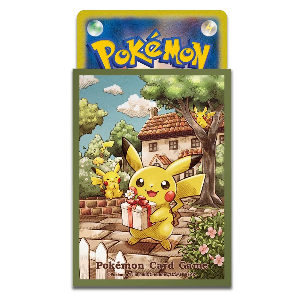 Pokemon Pikachu's Gift (Green) Card Sleeves
