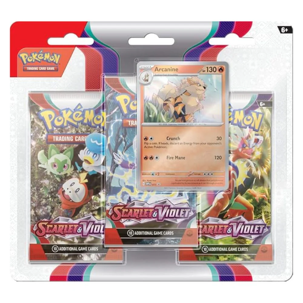 Pokemon Scarlet & Violet 3 Pack Blister