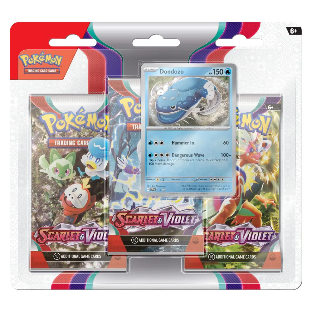 Pokemon Scarlet & Violet 3 Pack Blister - Image 2